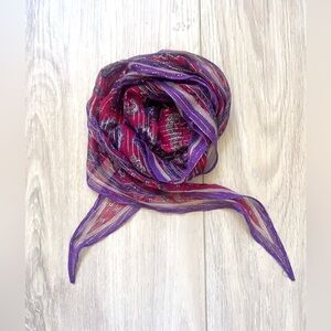 Banana Republic Scarf in purple and gold